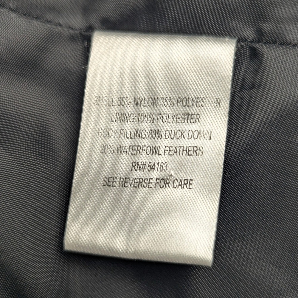 Calvin Klein Black Down Puffer Coat Oversized Pillow Collar CW710091 Womens L - Picture 9 of 16